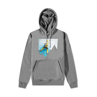 TNF Grey Crewneck Sweatshirt with Letter Print Design NF0A5J4Q-DYY