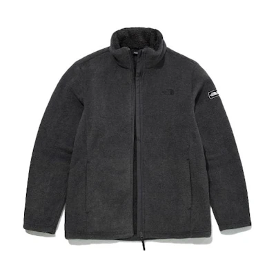 TNF Grey Fleece Sweatshirt Unisex Casual Logo Design NJ4FM50B