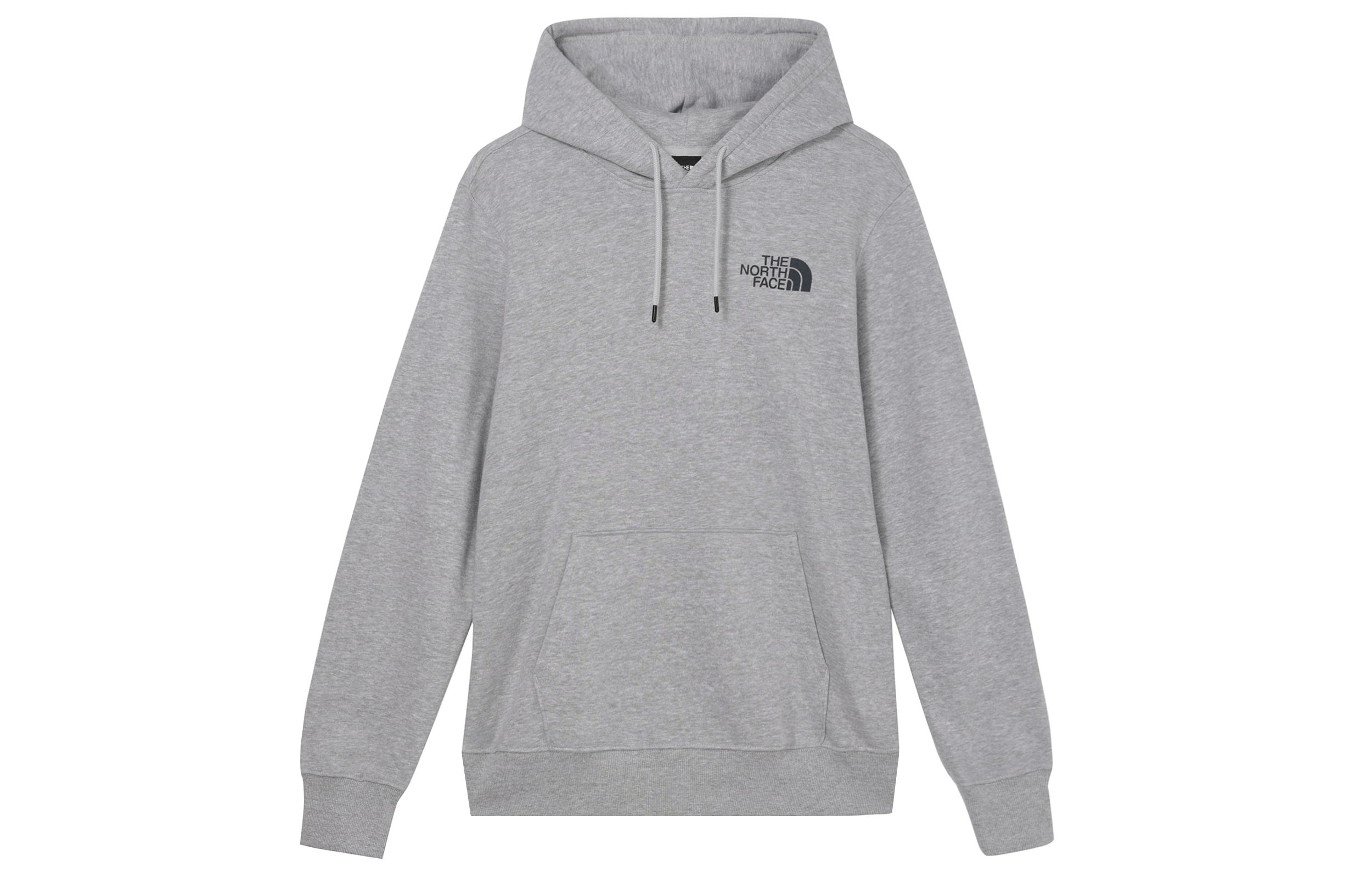 TNF Grey Hoodie with Logo Print and Drawstring NF0A4761-HKQ