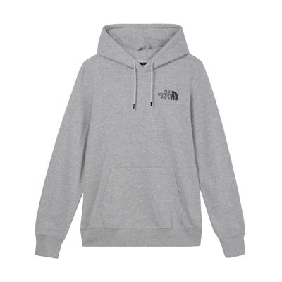 TNF Grey Hoodie with Logo Print and Drawstring NF0A4761-HKQ
