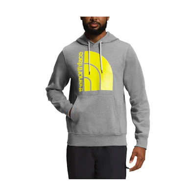 TNF Grey Hoodie with Logo Print NF0A811M-AI8