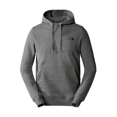 TNF Grey Hoodie with Solid Logo Design NF0A7X1J-DYY