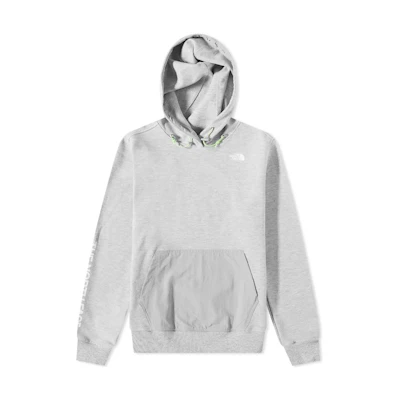 TNF Grey Hoodie with Solid Logo Print NF0A5317-VPF