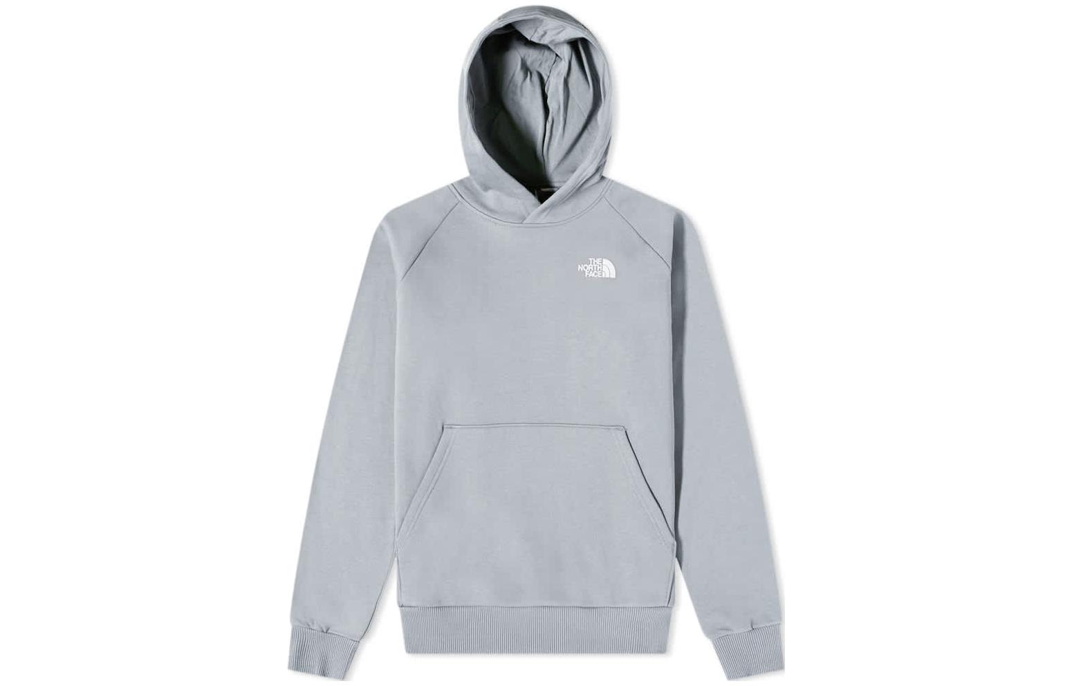 TNF Grey Hoodie with Solid Print Logo and Drawstring NF0A2ZWU-0JS