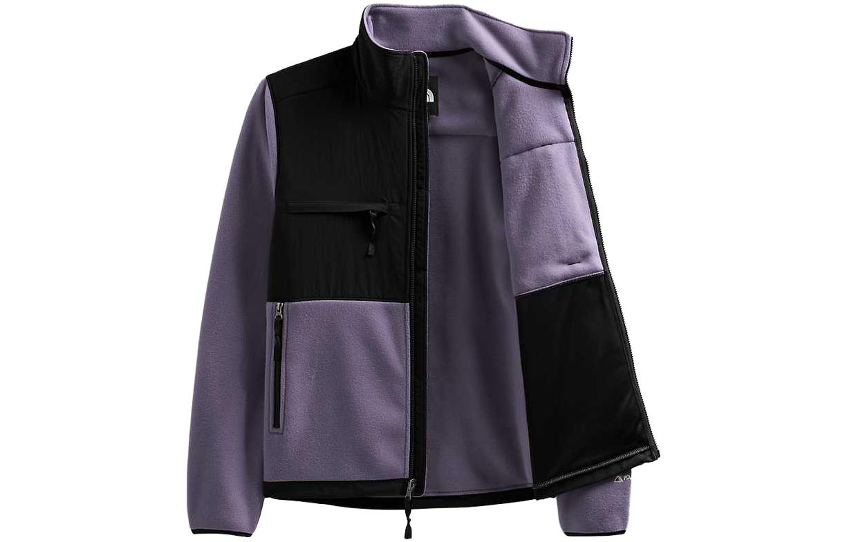 TNF Grey Logo High-Neck Zip Jacket Unisex NF0A7UR2-LK3