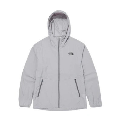 TNF Grey Logo Hoodie Jacket NJ3LN00L