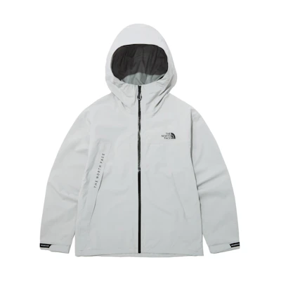 TNF Grey Logo Print Long Sleeve Hoodie Jacket NJ2HP05C