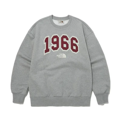 TNF Grey Pullover Crewneck Graphic Sweatshirt NM5MP51L