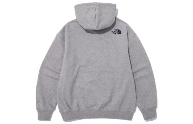 Lookbook 北面灰色连帽衫带标志和数码印花 NM5PN51J