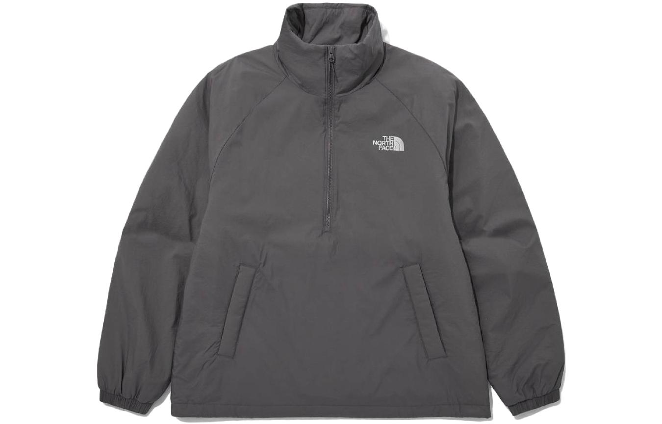 TNF Grey Pullover Sweatshirt with Logo Print NA3NP70A