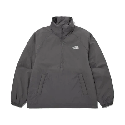 TNF Grey Pullover Sweatshirt with Logo Print NA3NP70A