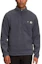 Shop The North Face Grey Solid Half-Zip Stand Collar Sweatshirt NF0A5GL2-1KL