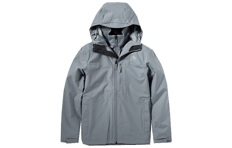 TNF Grey Waterproof Insulated Outdoor Jacket 4R2H-CTE