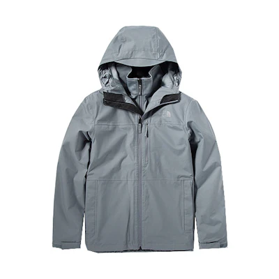 TNF Grey Waterproof Insulated Outdoor Jacket 4R2H-CTE