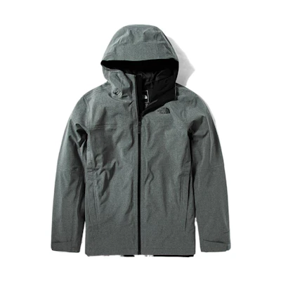 TNF Grey Waterproof Quick-Dry Hooded Jacket NF0A4N9R-DYY