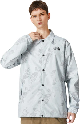The North Face Grey White Printed Long Sleeve Button-Up Shirt Jacket NF0A7QTN-8Q2 Lookbook The North Face Grey White Printed Long Sleeve Button-Up Shirt Jacket NF0A7QTN-8Q2