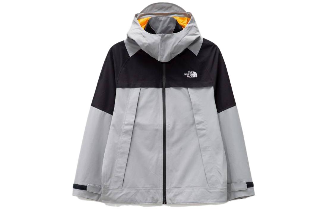 TNF Grey Zip-Up Logo Printed Long-Sleeve Jacket NF0A83PUD-YX1