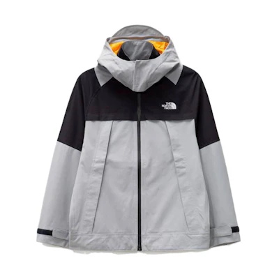 TNF Grey Zip-Up Logo Printed Long-Sleeve Jacket NF0A83PUD-YX1