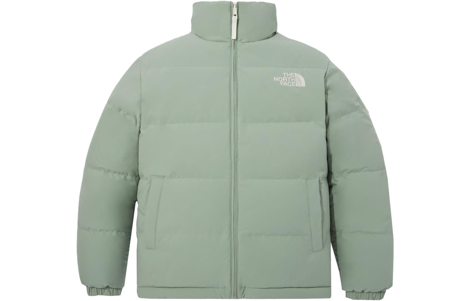 TNF Grin Hybrid Down Reversible Windproof Green Jacket Unisex NJ1DP77C