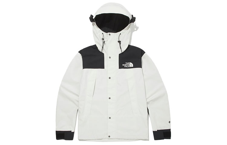 The North Face Gtx Mountain Jacket White Unisex Waterproof Windbreaker NJ2GM50B