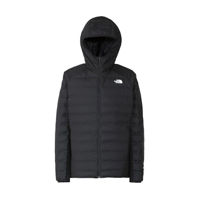 TNF GTX Red Run Hoodie Black Jacket with Logo Print. NY82383R-K