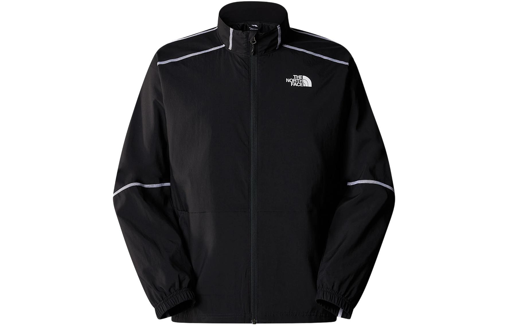 TNF Hakuun Wind Jacket Black - Vintage Logo Windproof Sportswear NF0A883U-JK3