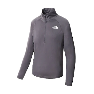 TNF Half-Zip Grey High-Neck Pullover Jacket NF0A7R2P-174