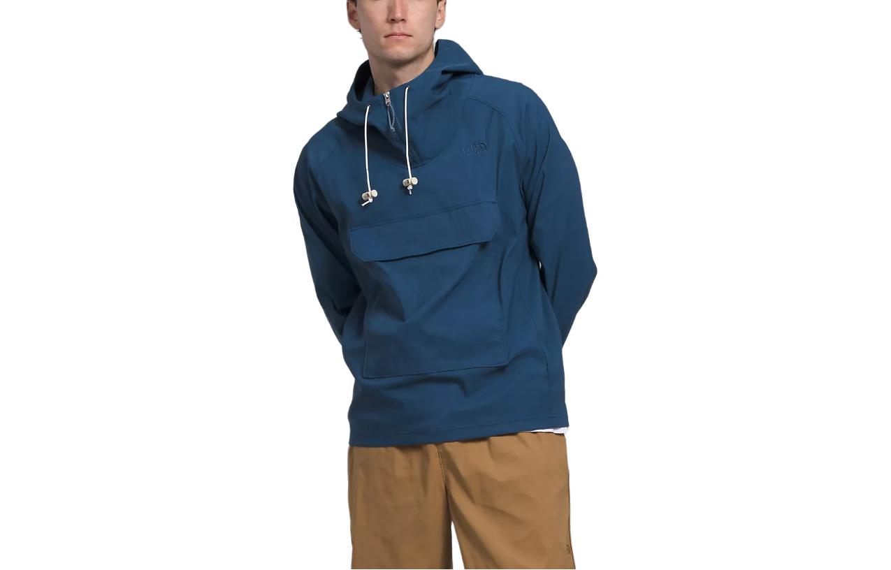 TNF Half-Zip Hoodie Jacket Solid Color Blue NF0A5338-HDC
