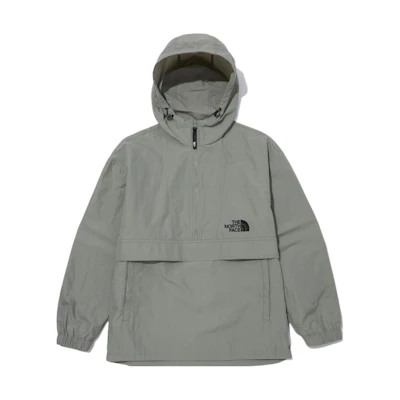 TNF Half-Zip Hoodie Jacket Solid Color - Gray NA3BN04B