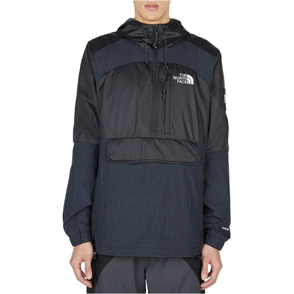 TNF Half-Zip Hoodie Jacket with Logo Embroidery - Blue NF0A7X3H-UV5