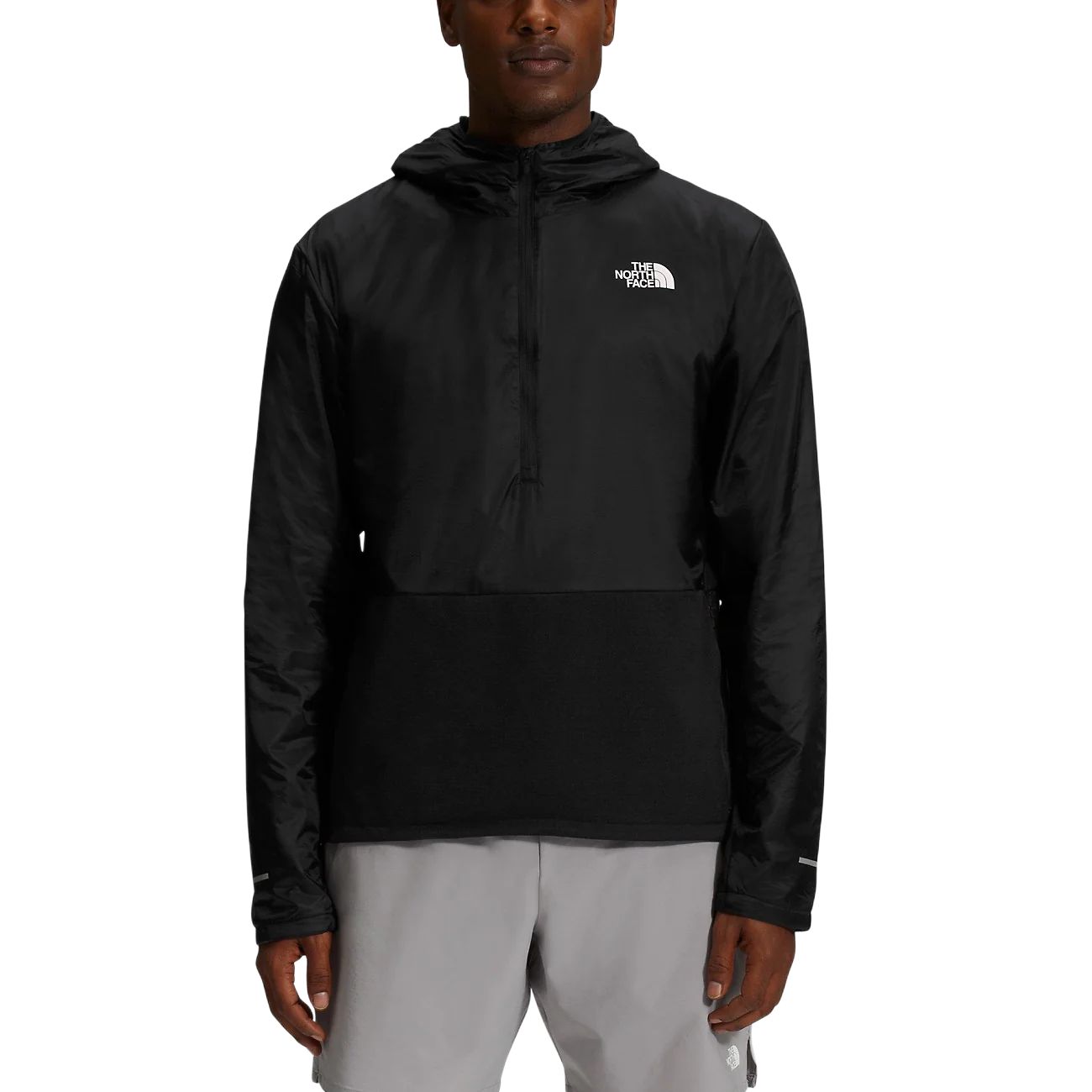 TNF Half-Zip Pullover Hoodie Jacket Black Simple Logo NF0A7UW2-JK3