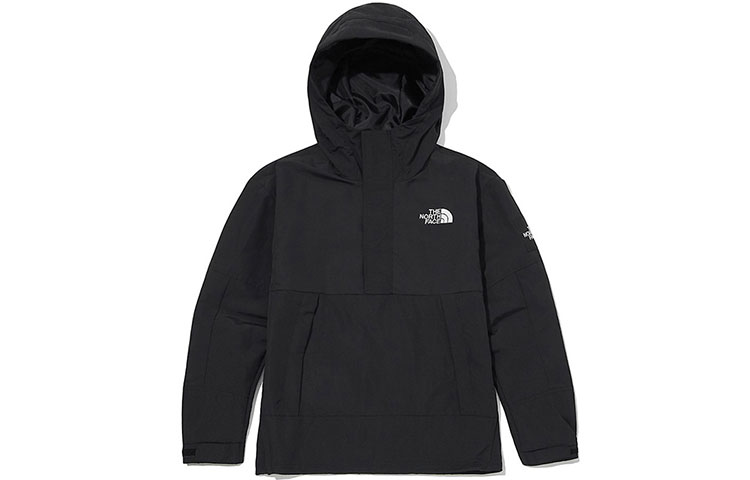 Order The North Face 半拉鏈連帽外套 黑色 休閒秋季款式 NA4HM02K