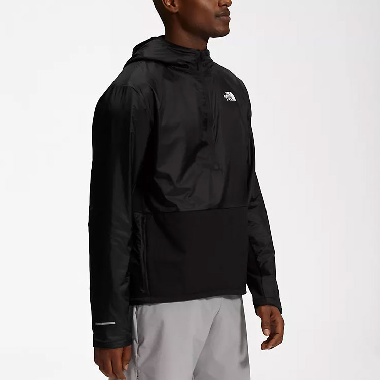 TNF Half-Zip Pullover Hoodie Jacket Black Simple Logo NF0A7UW2-JK3 圖 4