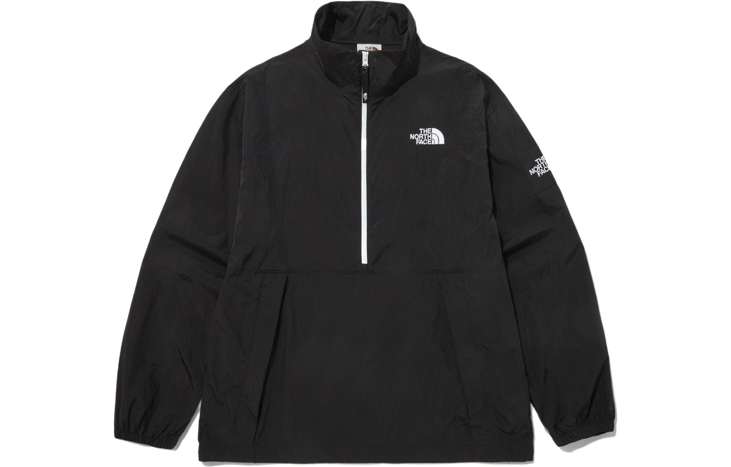 TNF Half-Zip Pullover Jacket in Black NA3BP02J