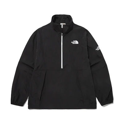TNF Half-Zip Pullover Jacket in Black NA3BP02J
