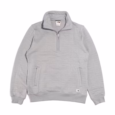 TNF Half-Zip Pullover Jacket Light Gray NF0A7QA2-E47