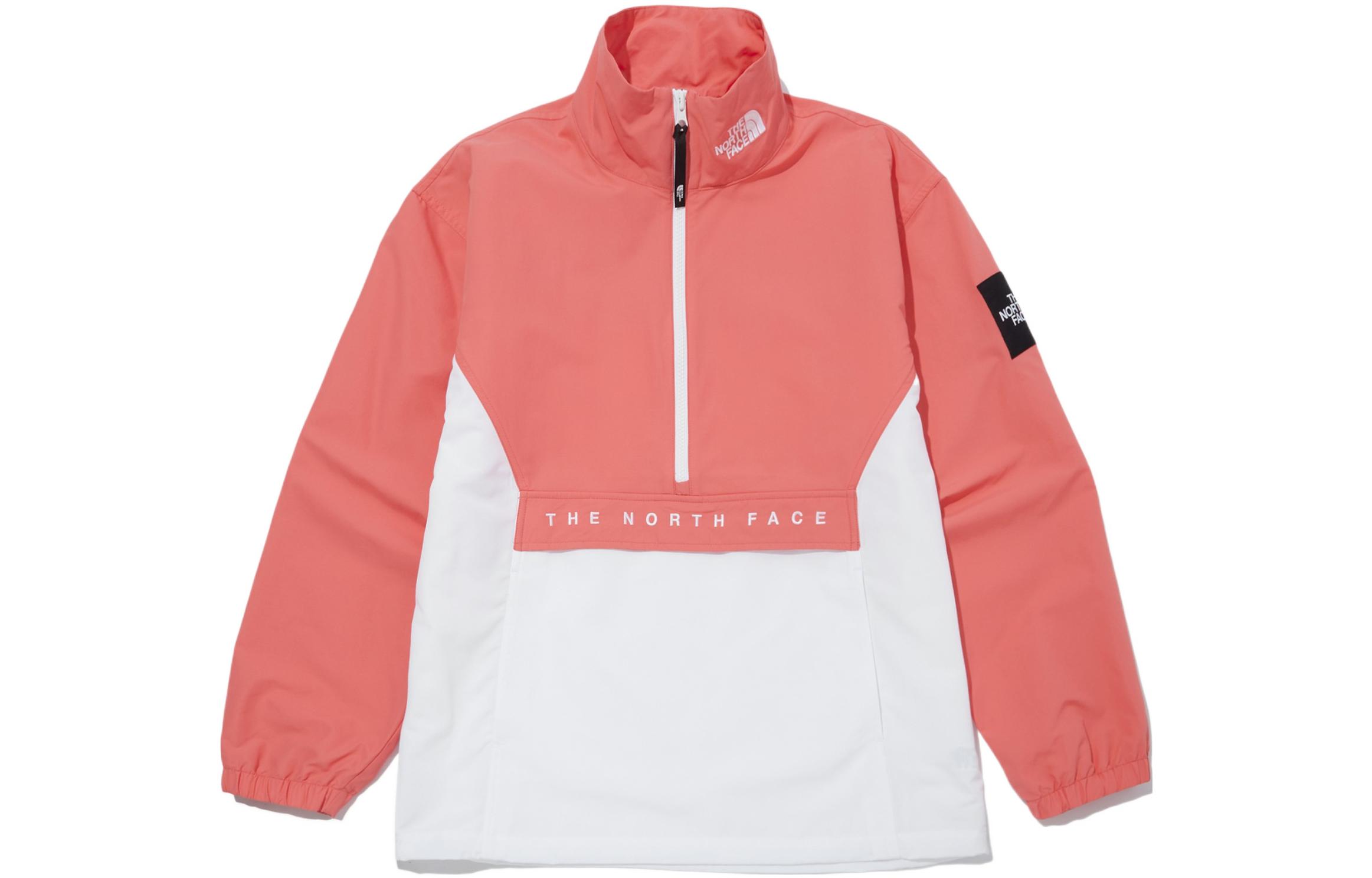 TNF Half-Zip Pullover Loose Fit Jacket - Pink NA3BN02M