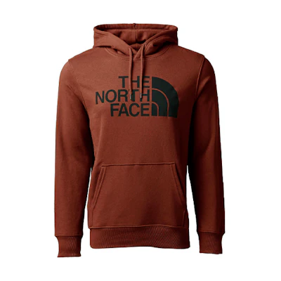 TNF Half Dome Logo Fleece Hoodie Brick Red NF0A4M4B-WEW