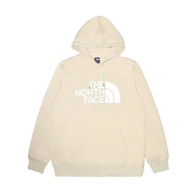 TNF Half Dome Logo Pullover Hoodie Beige Outdoor Wear NF0A7UNL-8D6