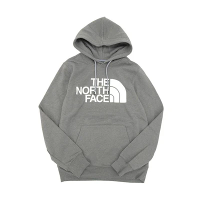 TNF Half Dome Logo Pullover Hoodie Gray Winter Fleece NF0A4M4B-GAZ