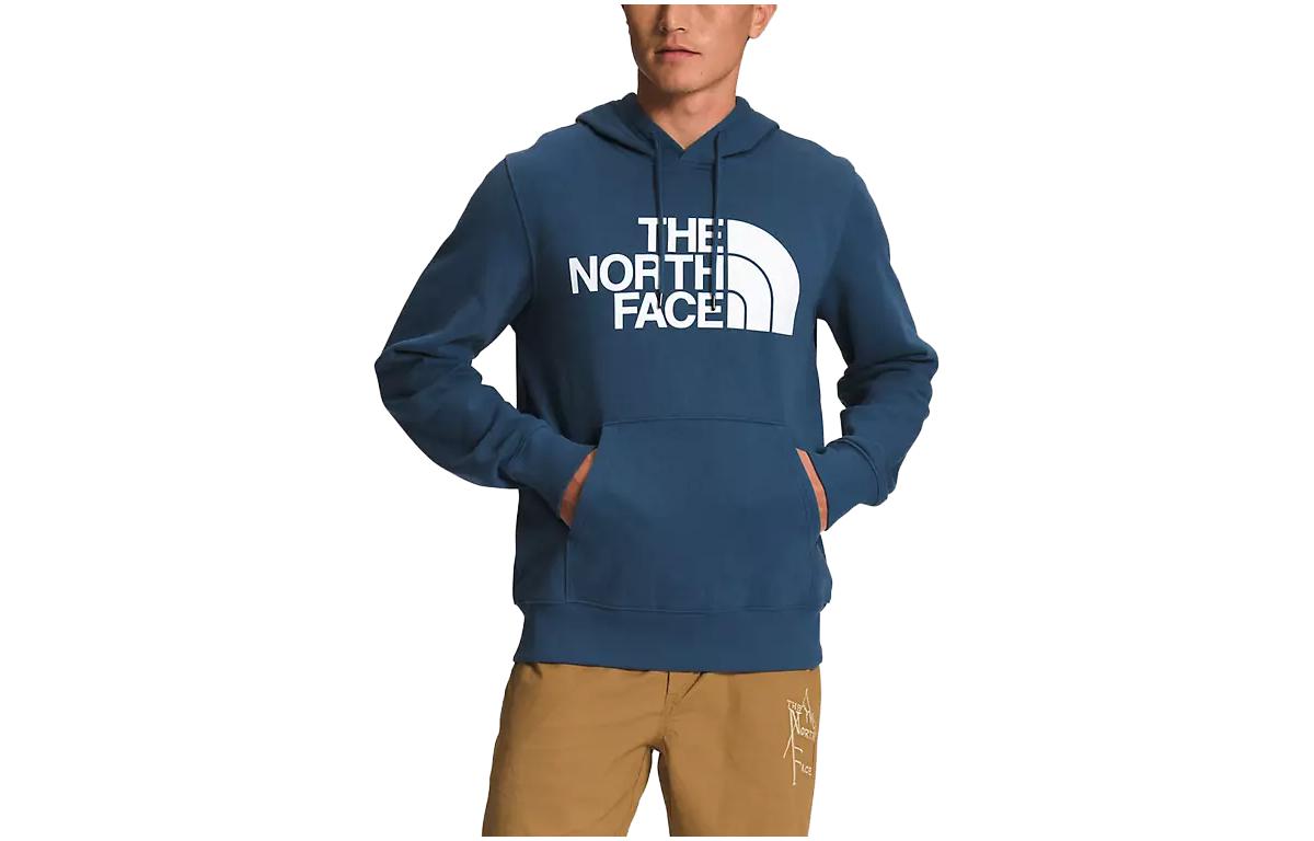 TNF Half Dome Navy Blue Logo Pullover Hoodie Outdoor Style NF0A7UNL-HDC