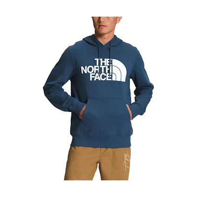 TNF Half Dome Navy Blue Logo Pullover Hoodie Outdoor Style NF0A7UNL-HDC