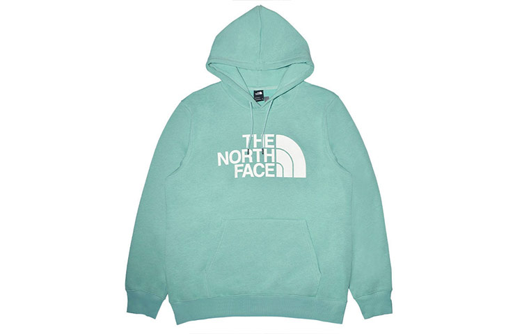 TNF Half Dome Pullover Hoodie Emerald Green Retro Style NF0A7UNL-865