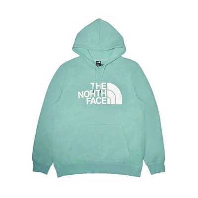 TNF Half Dome Pullover Hoodie Emerald Green Retro Style NF0A7UNL-865