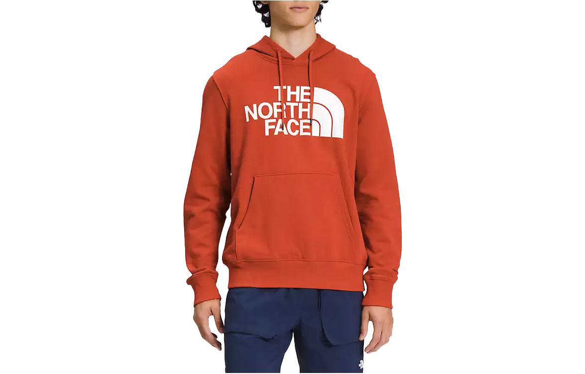 TNF Half Dome Pullover Hoodie Orange Outdoor Sweatshirt NF0A7UNL-LV4