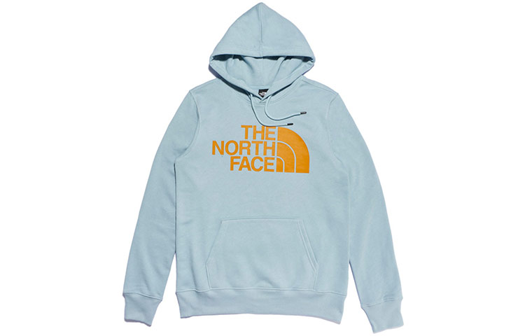 TNF Half Dome Pullover Hoodie Pink Blue Fleece Casual Wear NF0A4M4B-BDT