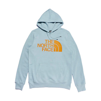 TNF Half Dome Pullover Hoodie Pink Blue Fleece Casual Wear NF0A4M4B-BDT