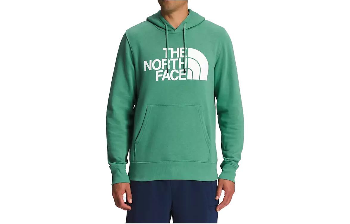 TNF Half Dome Pullover Logo Hoodie Green Outdoor Sweatshirt NF0A7UNL-PK3