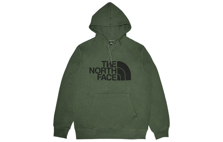 TNF Half Dome Pullover Logo Hoodie Olive Green Outdoor Wear NF0A7UNL-WTQ