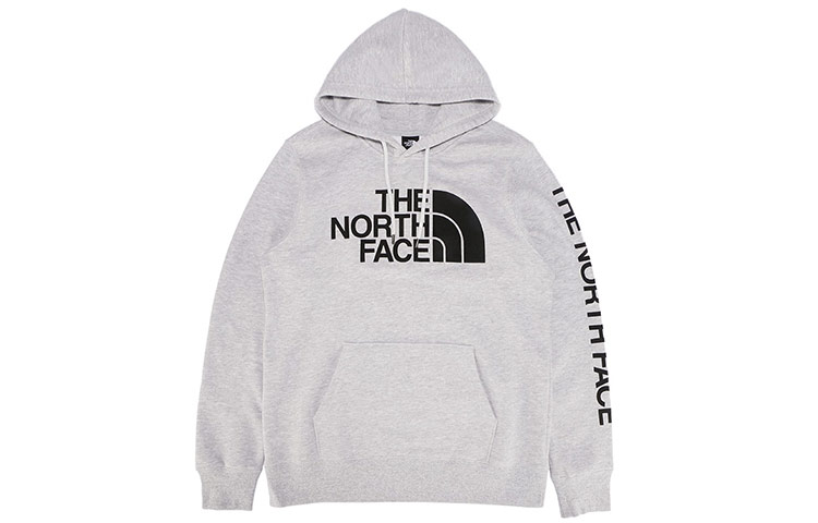 TNF Half Dome TNF Pullover Hoodie Light Gray Outdoor Sweatshirt NF0A4N77-DYX
